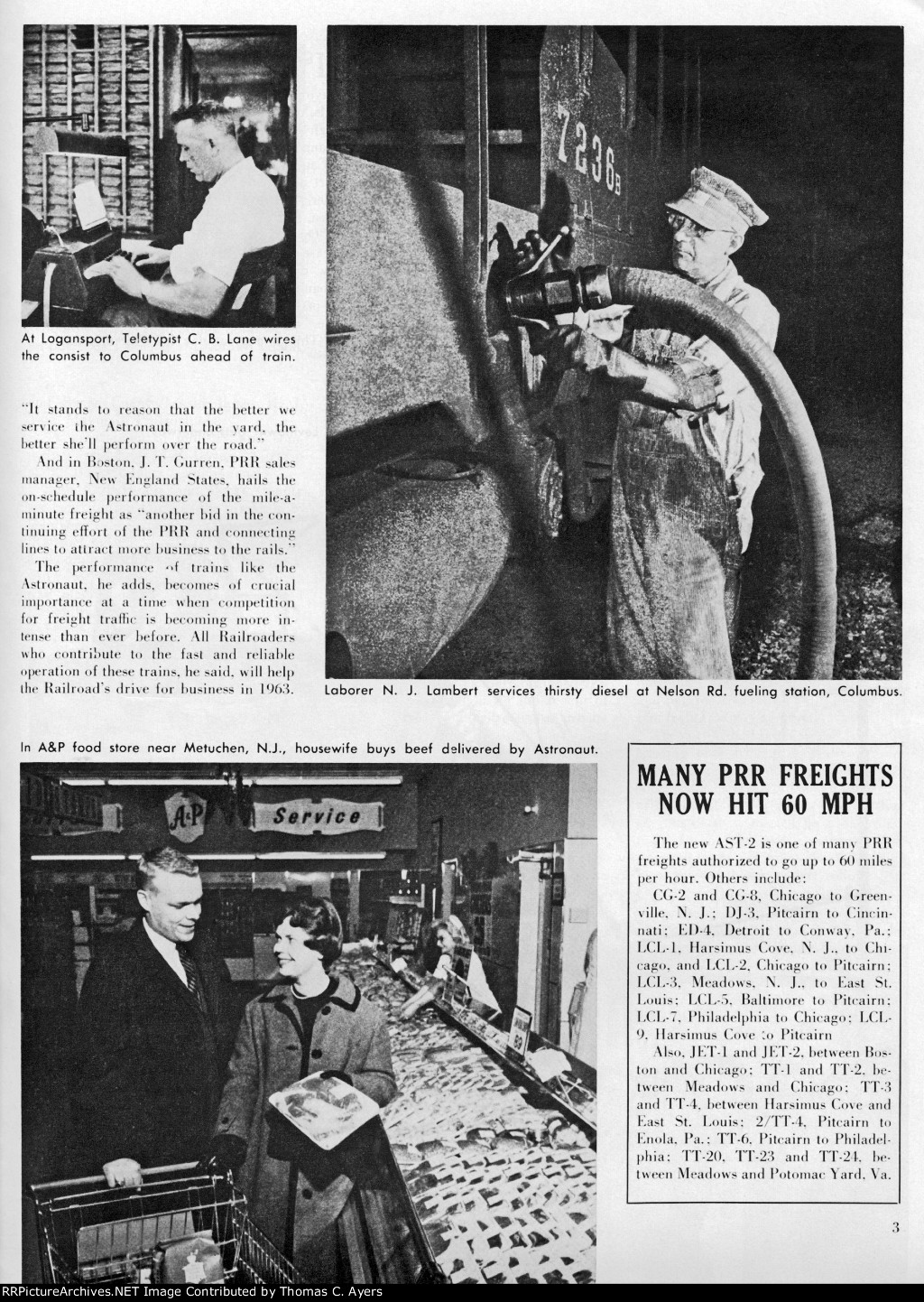 PRR "Mile A Minute Freights," Page 3, 1963